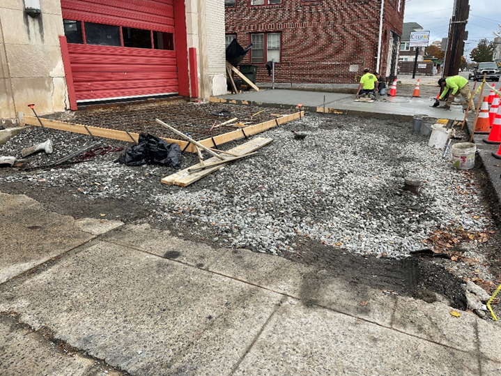 Allens Avenue Fire Station Concrete Apron Repair